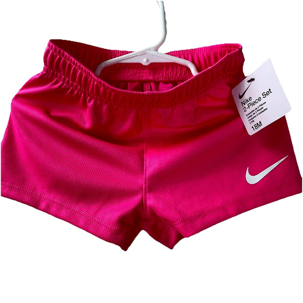Nike Baby Girl Hot Pink Mesh Shorts 18M NWT